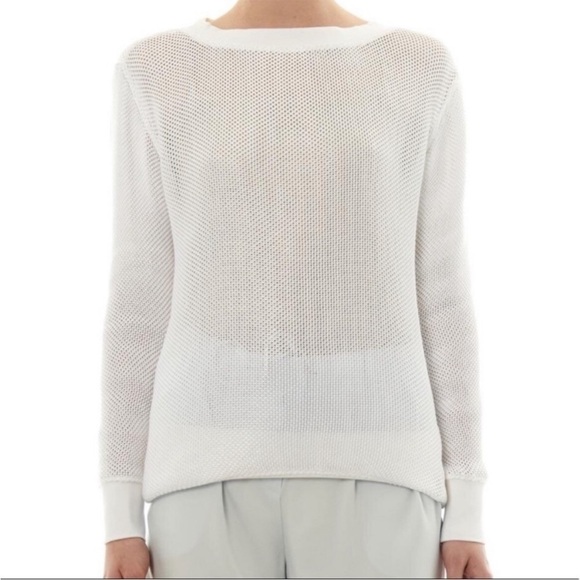 Helmet Lang Fishnet Pullover - Picture 1 of 6